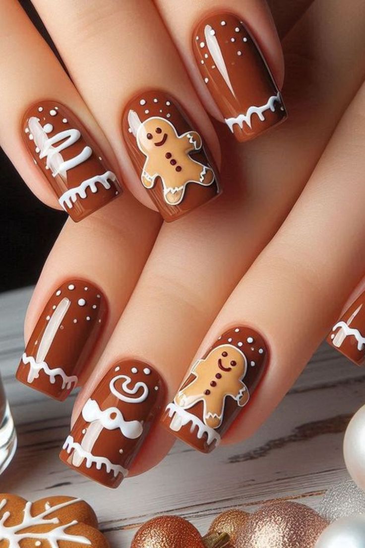 gingerbread nails on display
